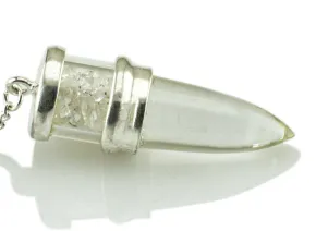 Pendulum aus Bergkristall und Herkimer