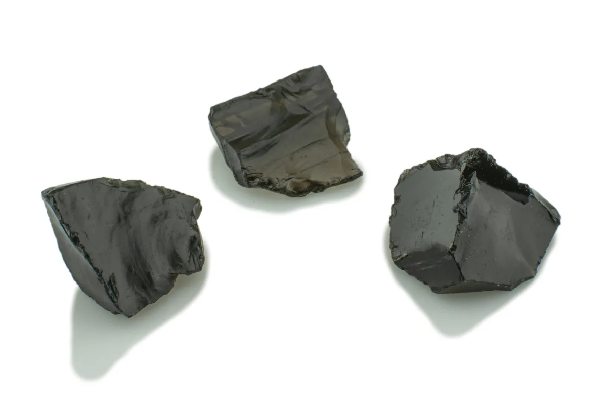 Schwarzer Obsidian
