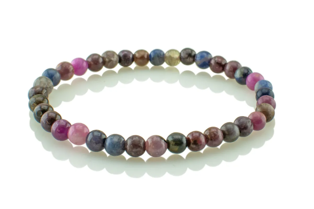 Armband aus mehrfarbigen Saphiren