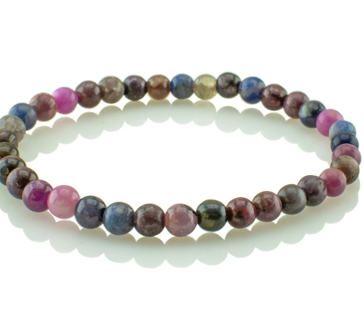 Armband aus mehrfarbigen Saphiren
