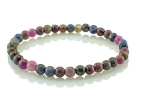 Armband aus mehrfarbigen Saphiren