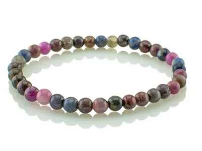 Armband aus mehrfarbigen Saphiren