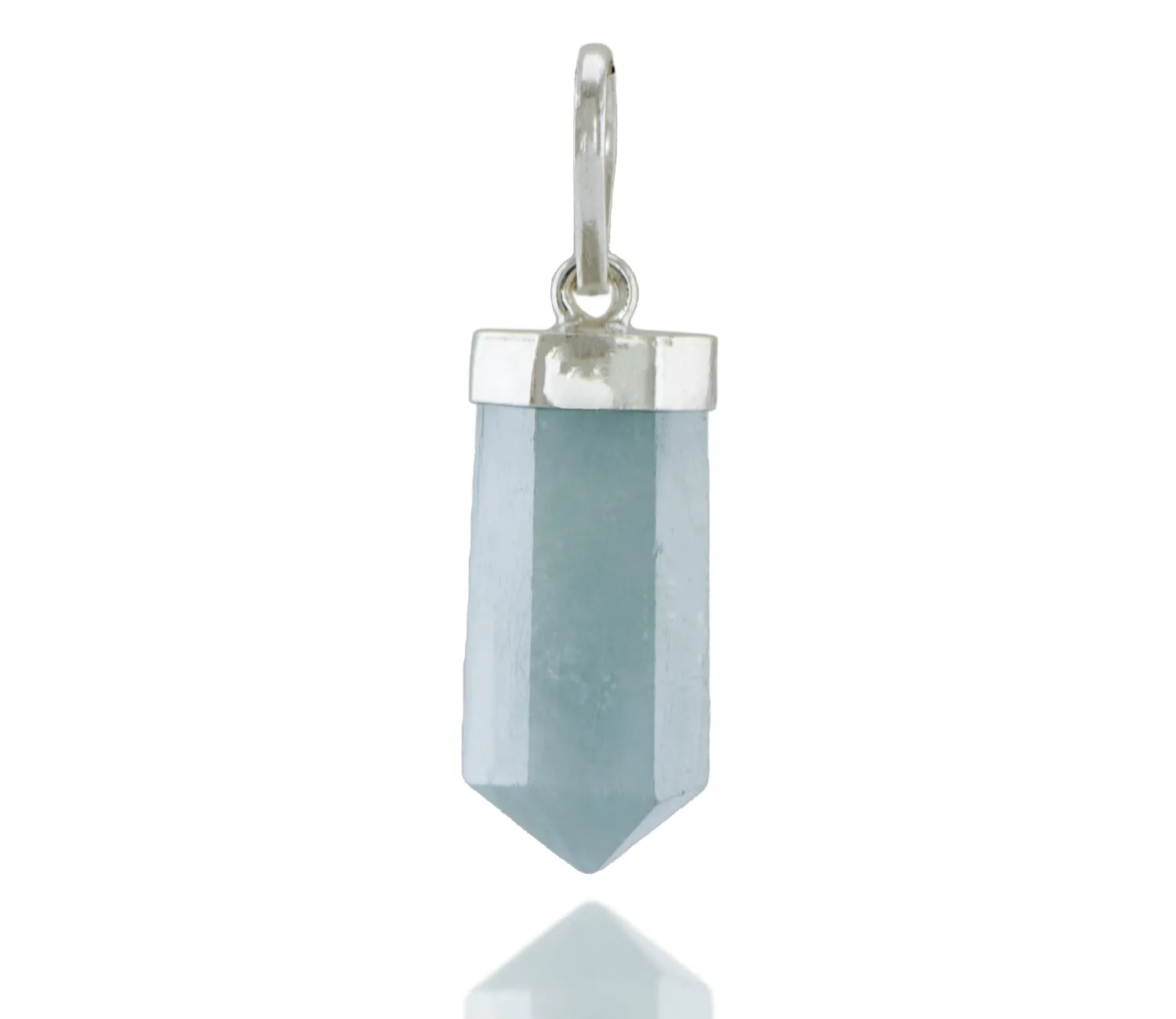 Silberanhänger mit Aquamarin