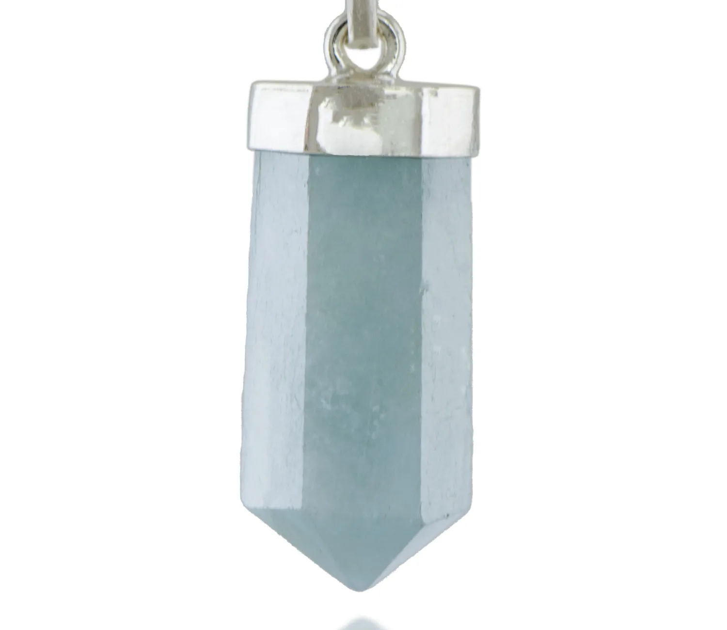 Silberanhänger mit Aquamarin