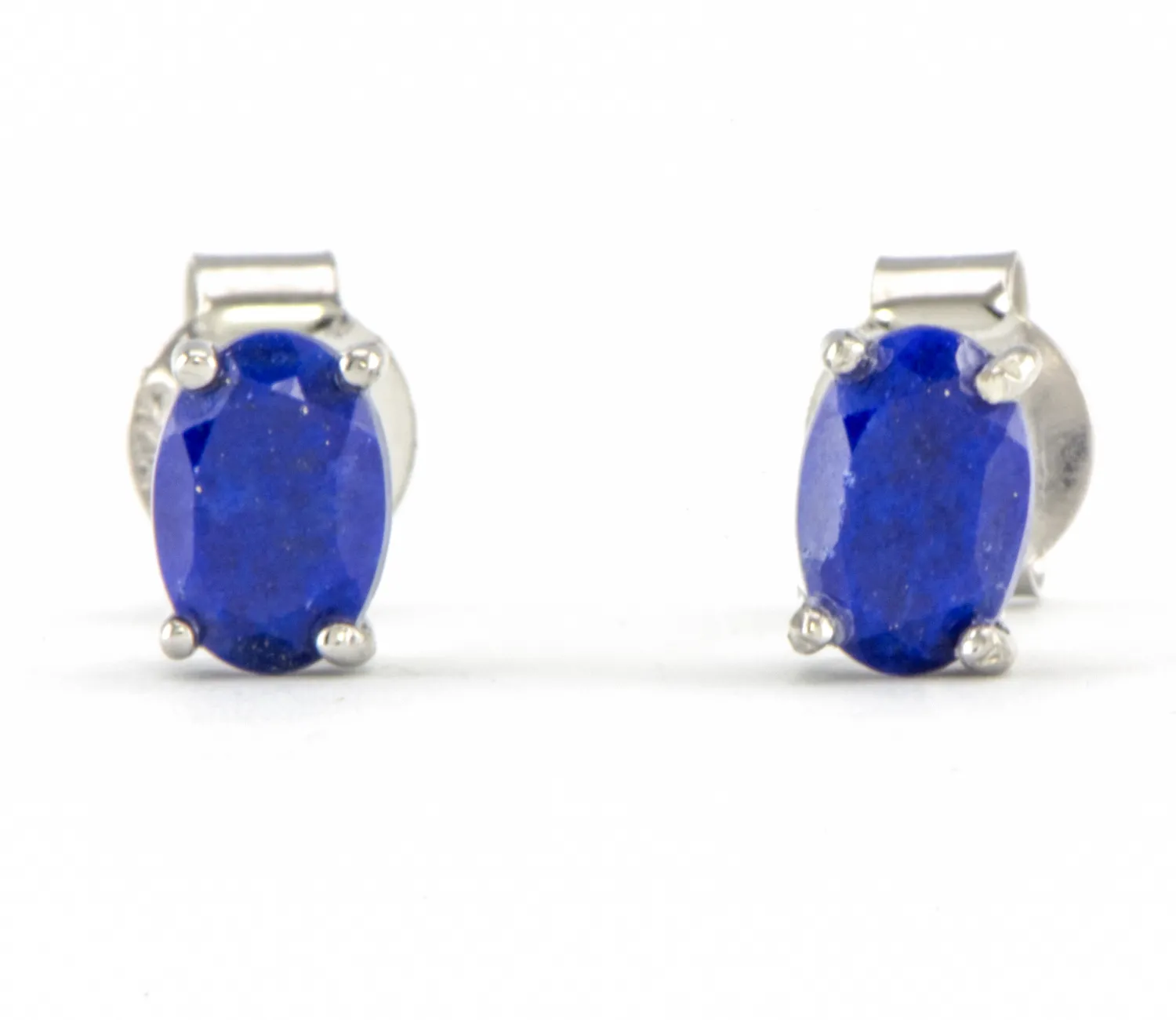 Silberohrringe mit Lapislazuli