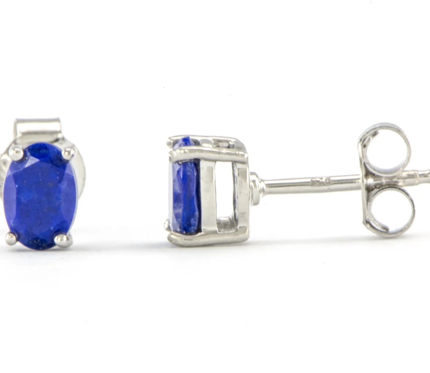Silberohrringe mit Lapislazuli