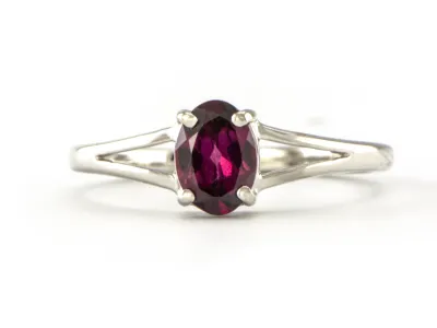 Ring mit Rhodolith