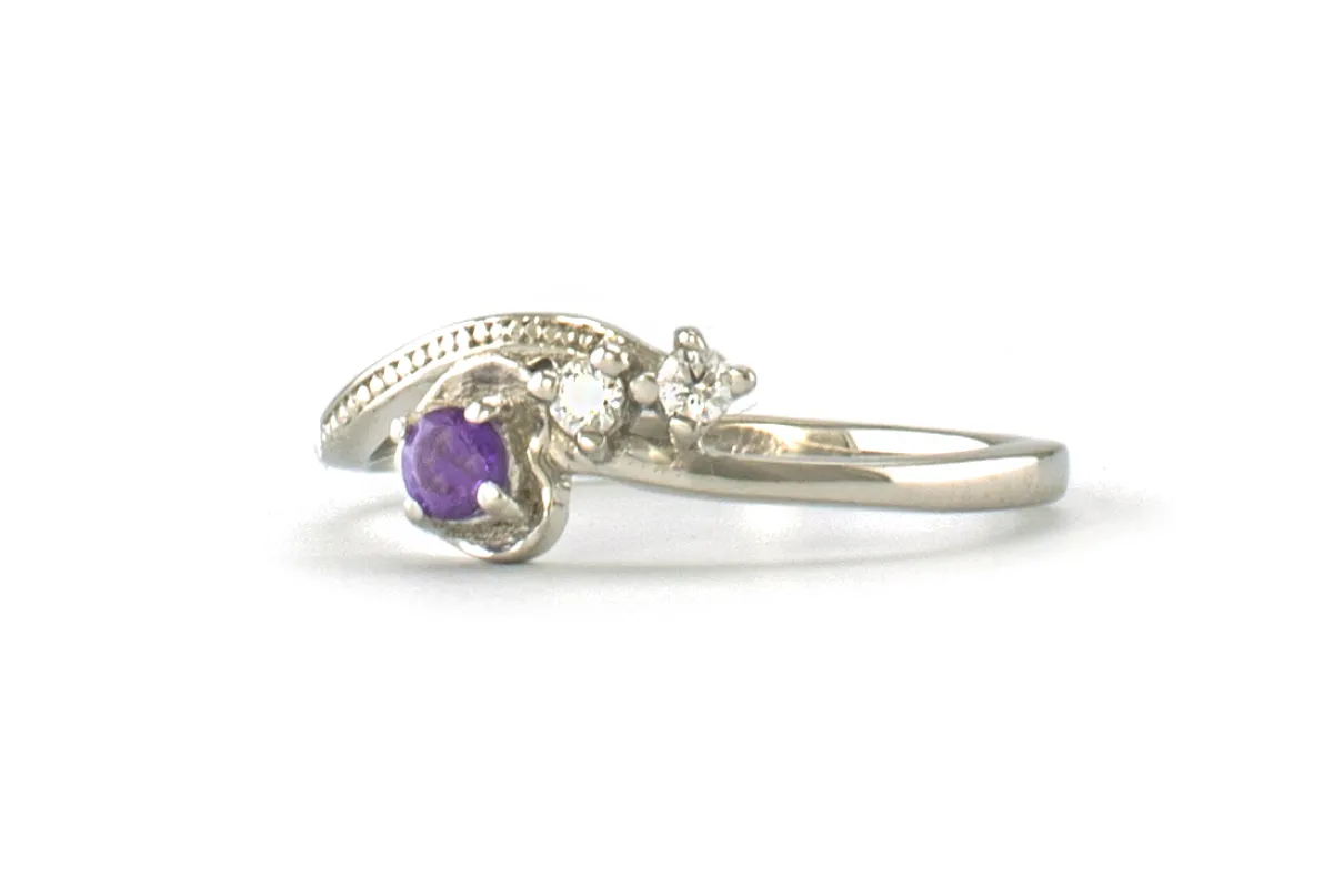 Silberring mit Amethyst