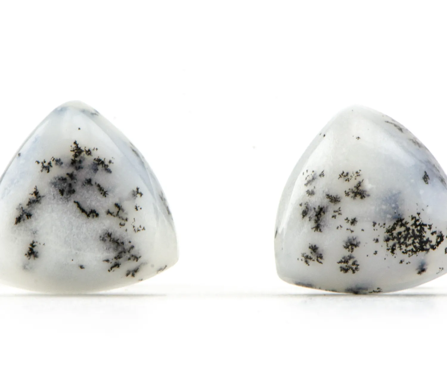 Ohrringe mit Dendrit-Opal