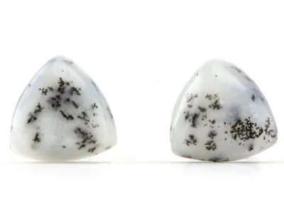 Ohrringe mit Dendrit-Opal