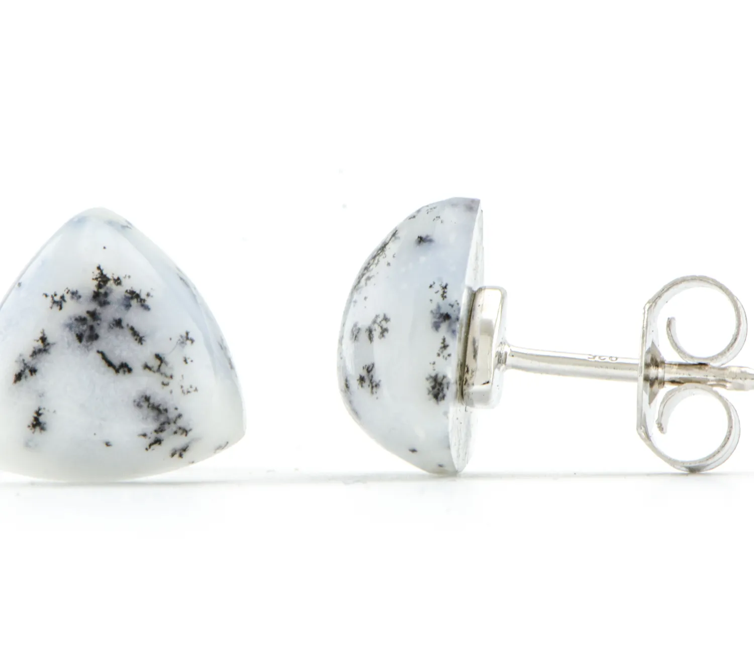 Ohrringe mit Dendrit-Opal