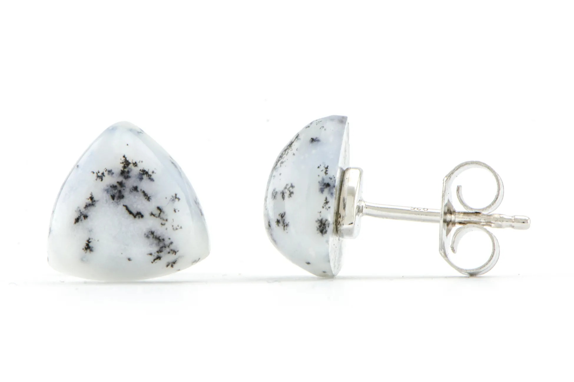 Ohrringe mit Dendrit-Opal