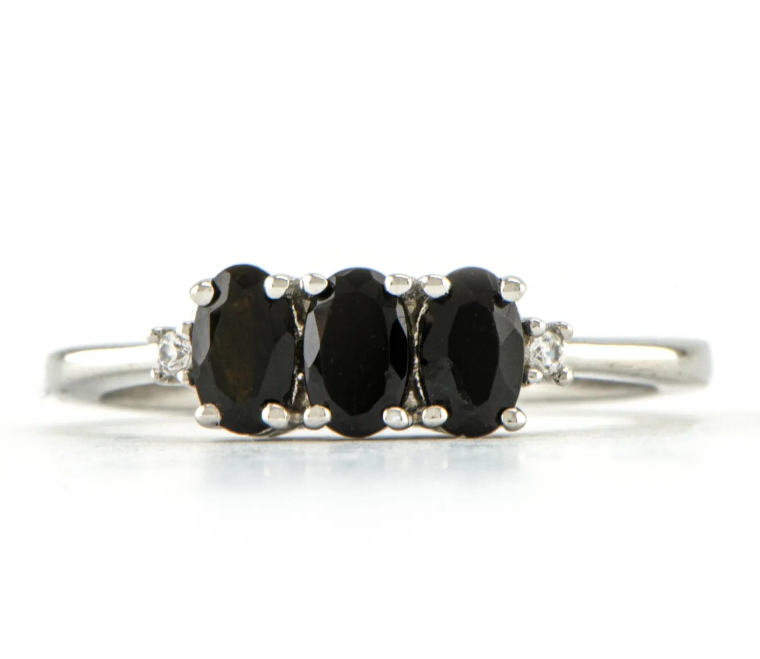 Schwarzer Turmalin Ring