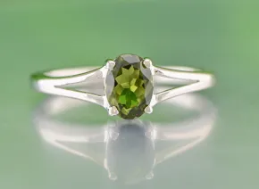 Ring mit grünem Turmalin