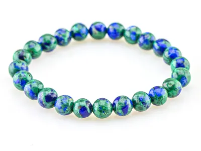Azurit mit Malachit Armband