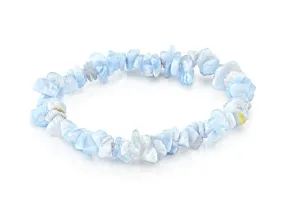 Armband aus Chalcedon „Blaue Spitze“