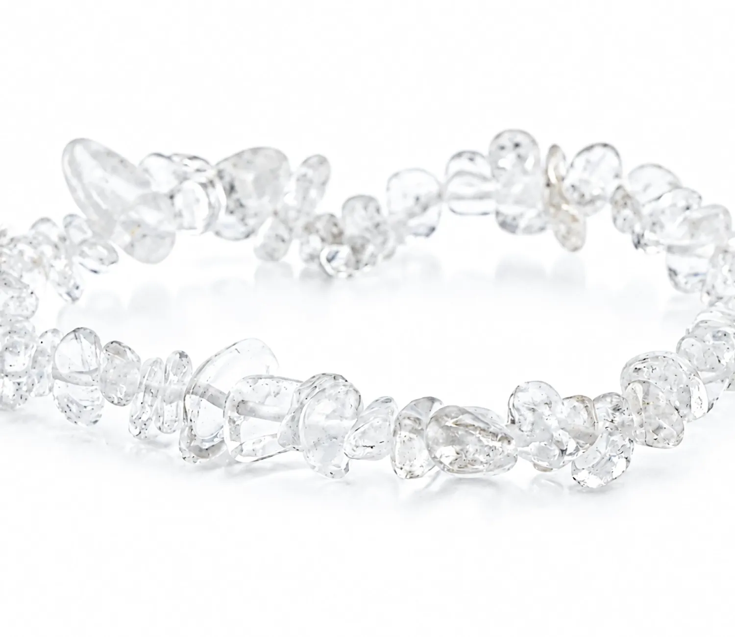 Armband aus Bergkristall – Chips
