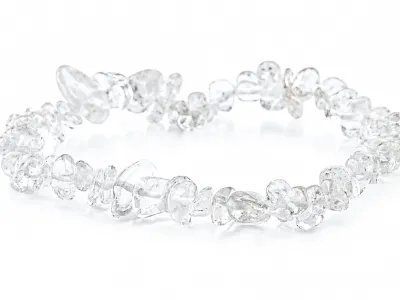 Armband aus Bergkristall – Chips
