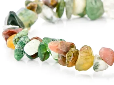 Armband aus Moosachat