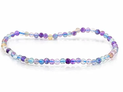 Armband aus mehrfarbigem Fluorit