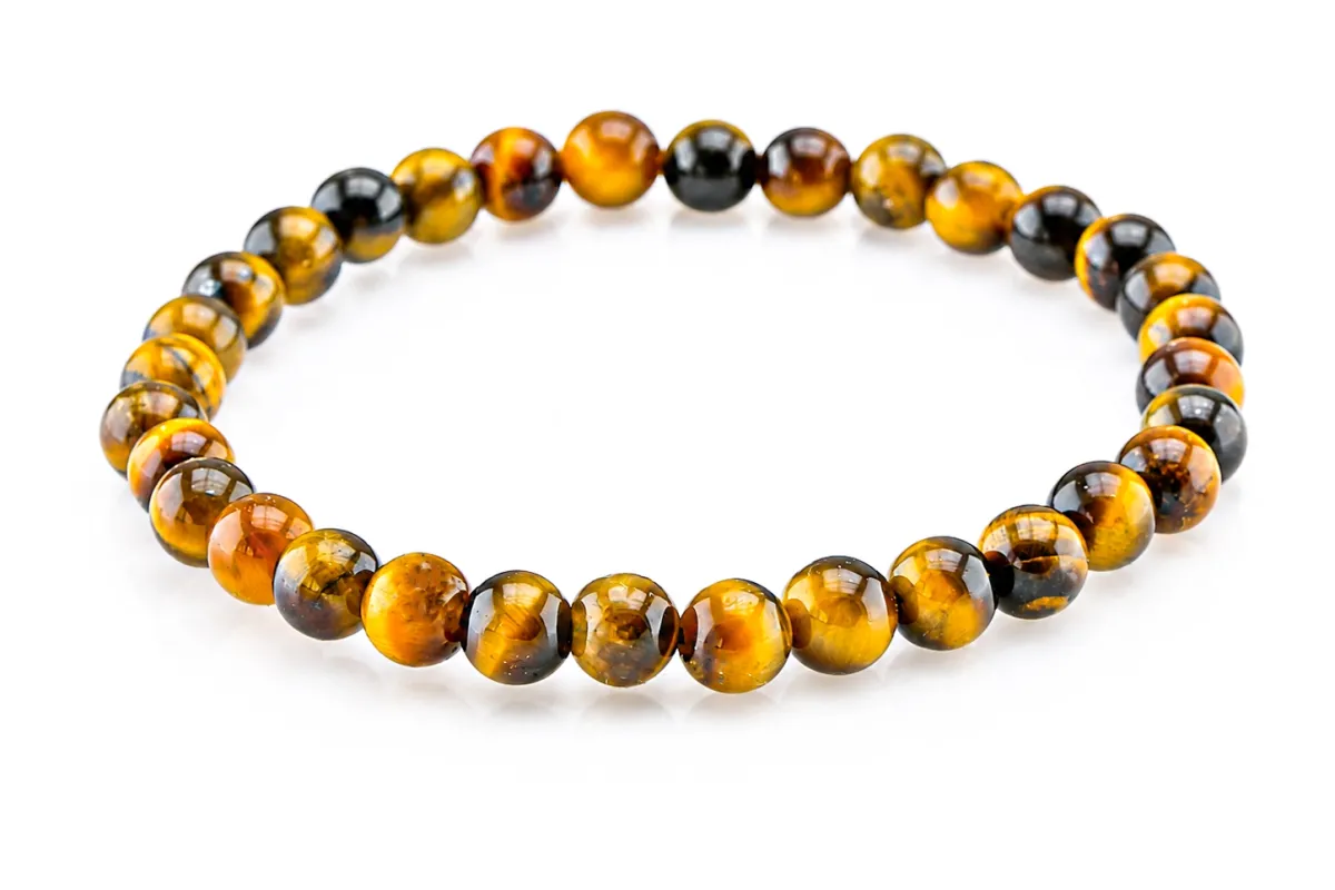 Armband aus Tigerauge AA