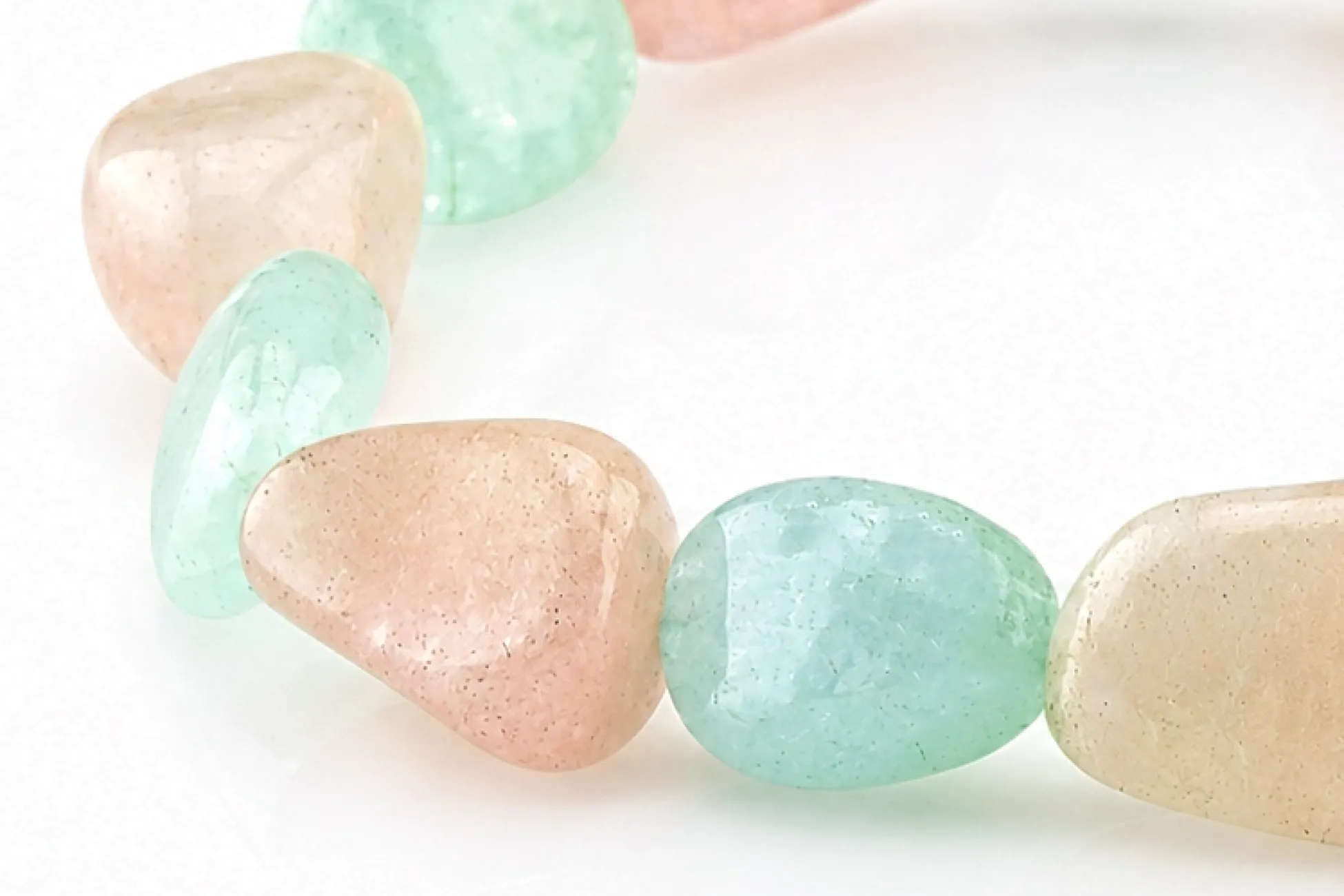 Armband mit Aquamarin und Morganit AA