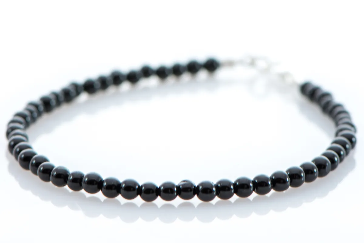 Schwarzes Turmalin Armband