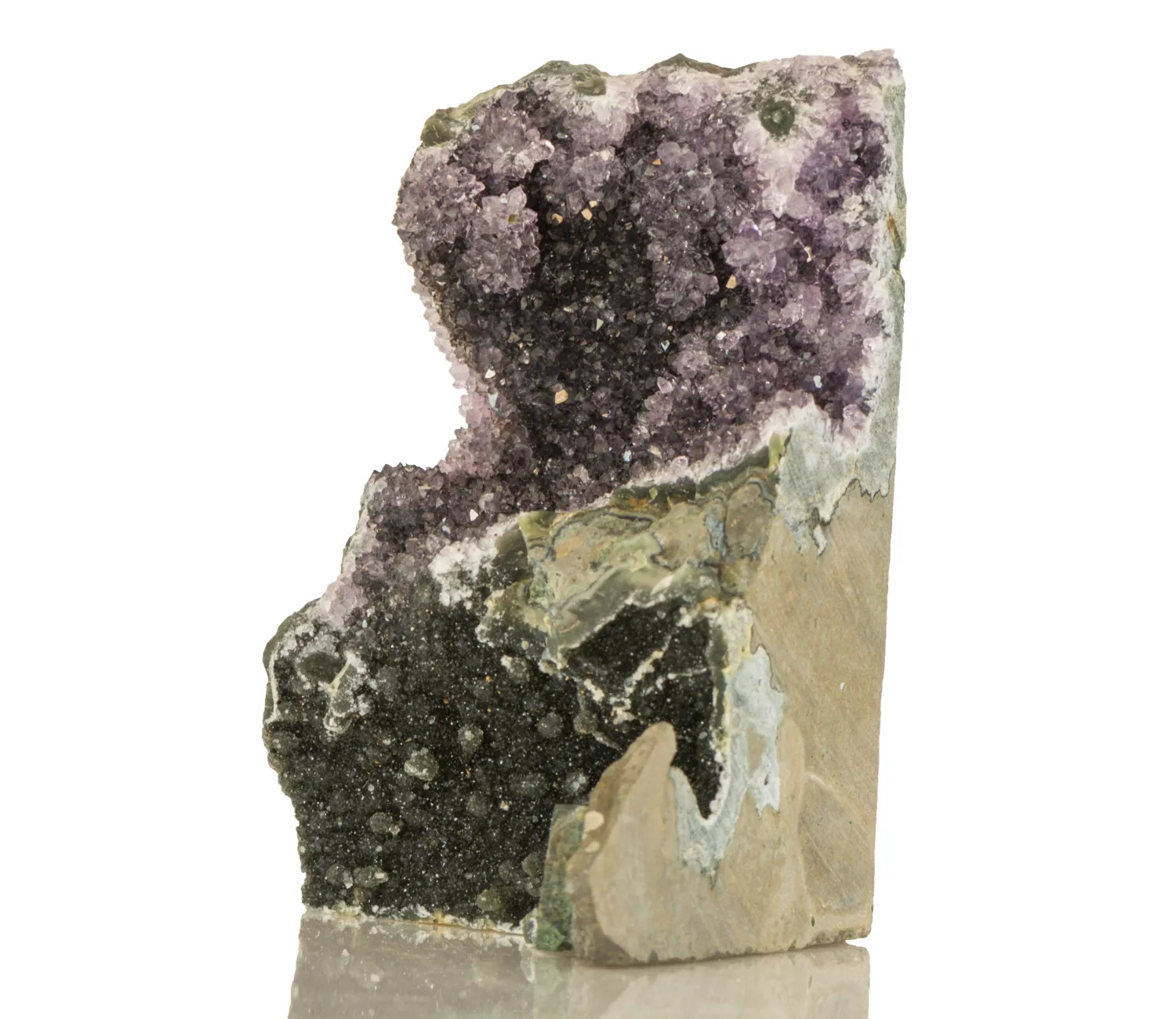 Grüner Amethyst Druse