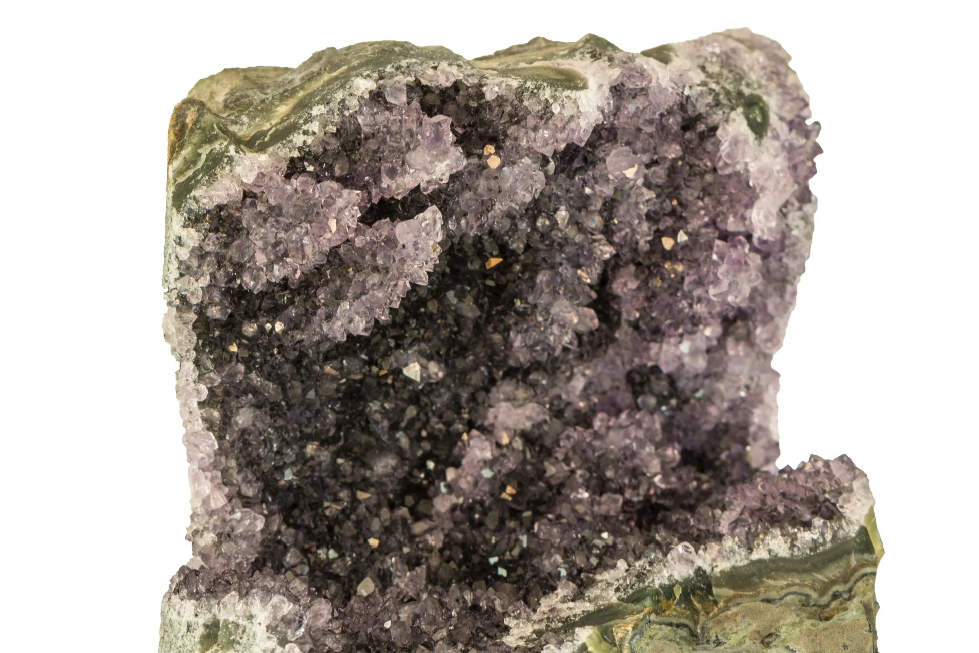 Grüner Amethyst Druse
