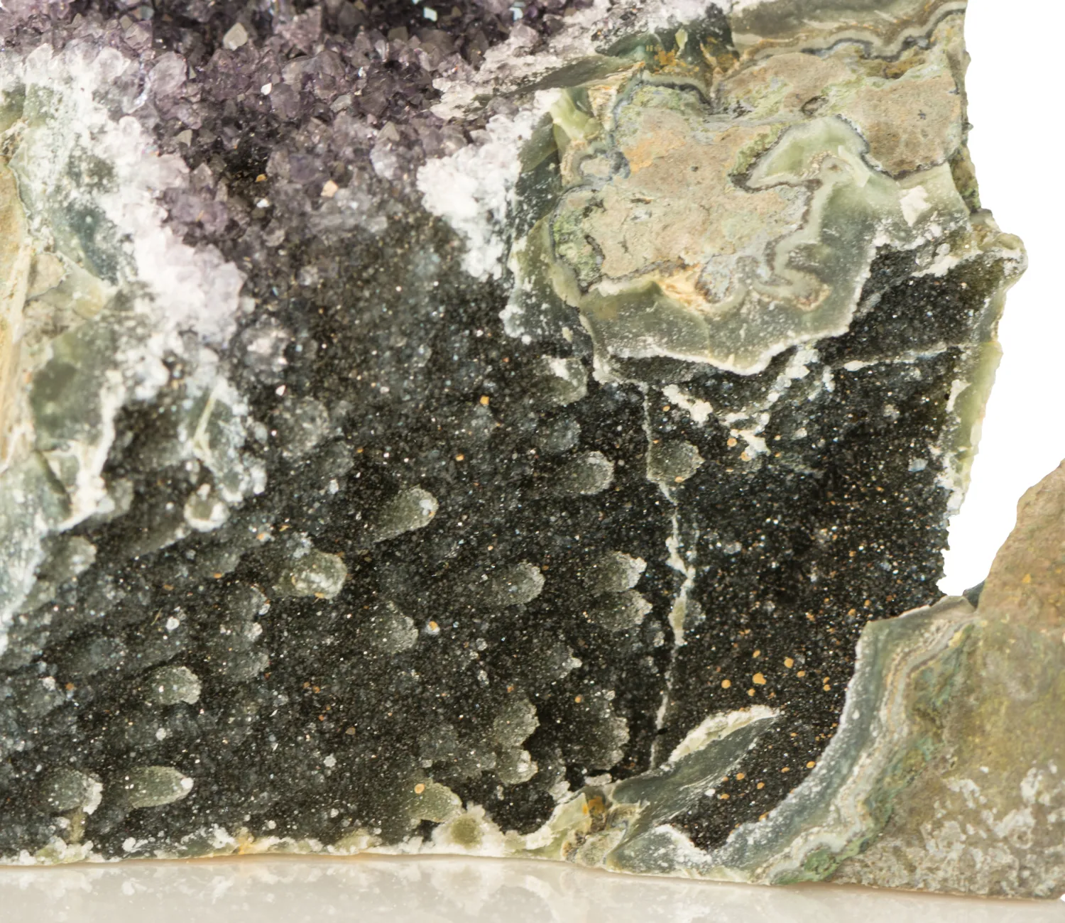 Grüner Amethyst Druse