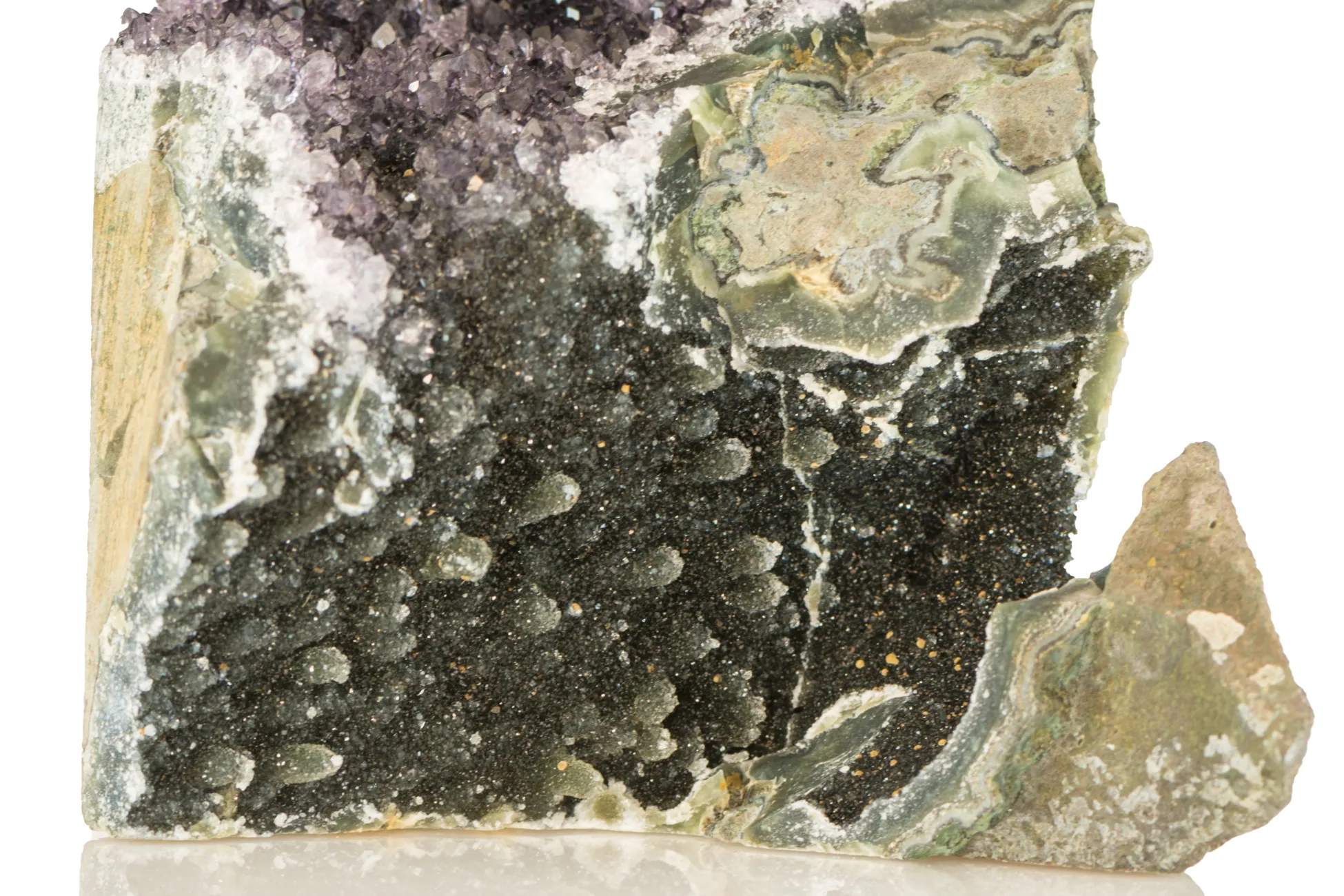 Grüner Amethyst Druse