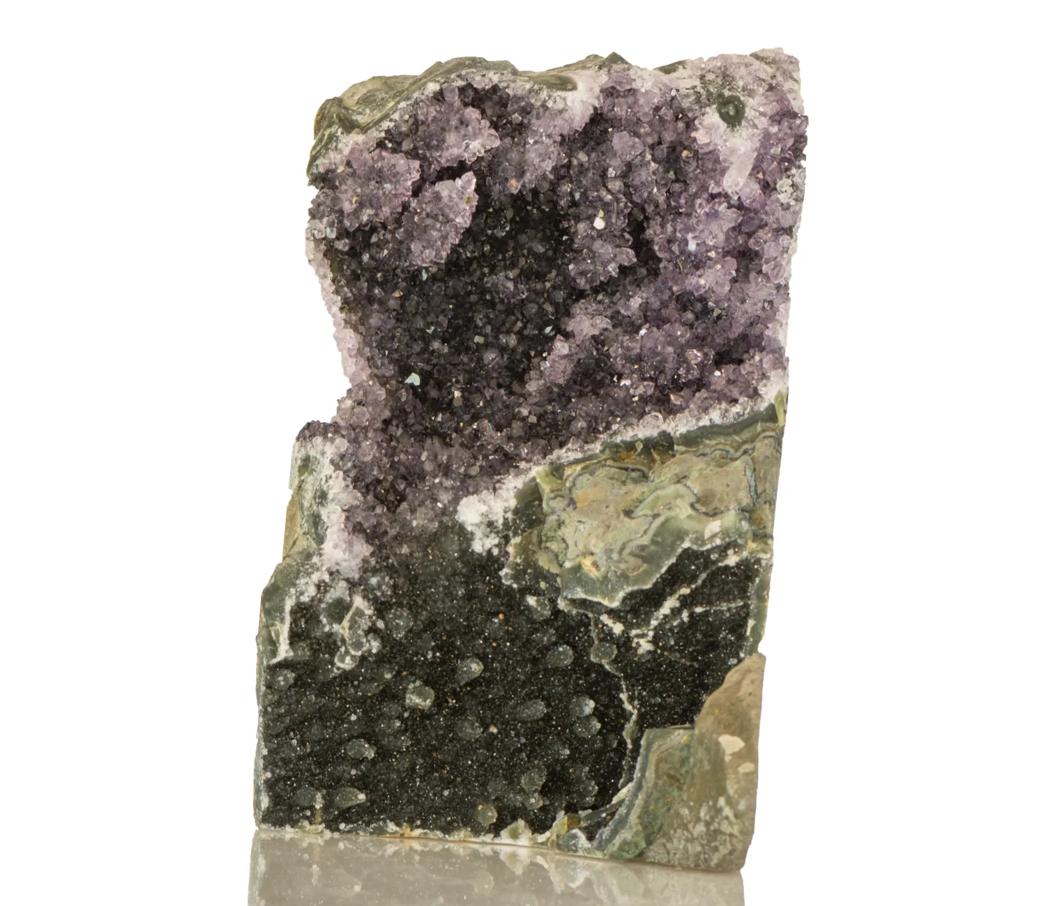 Grüner Amethyst Druse