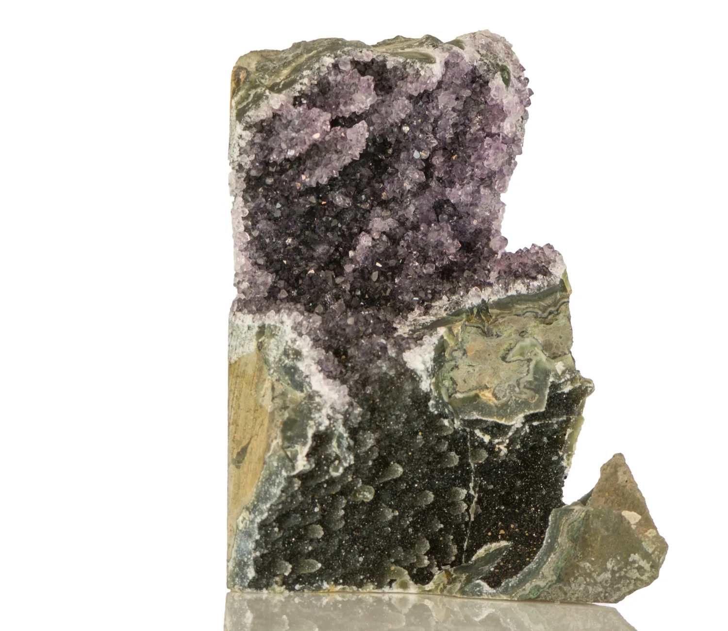 Grüner Amethyst Druse